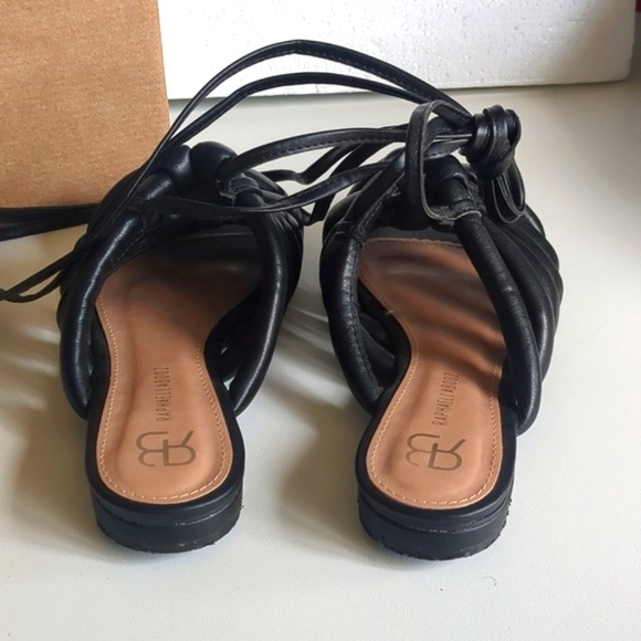 Anthropologie Black Grecian Sandals - Picture 5 of 12